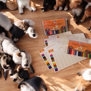 GAMUDA 30 NEWBORN PUPPY COLLARS – RECORD KEEPING CHARTS